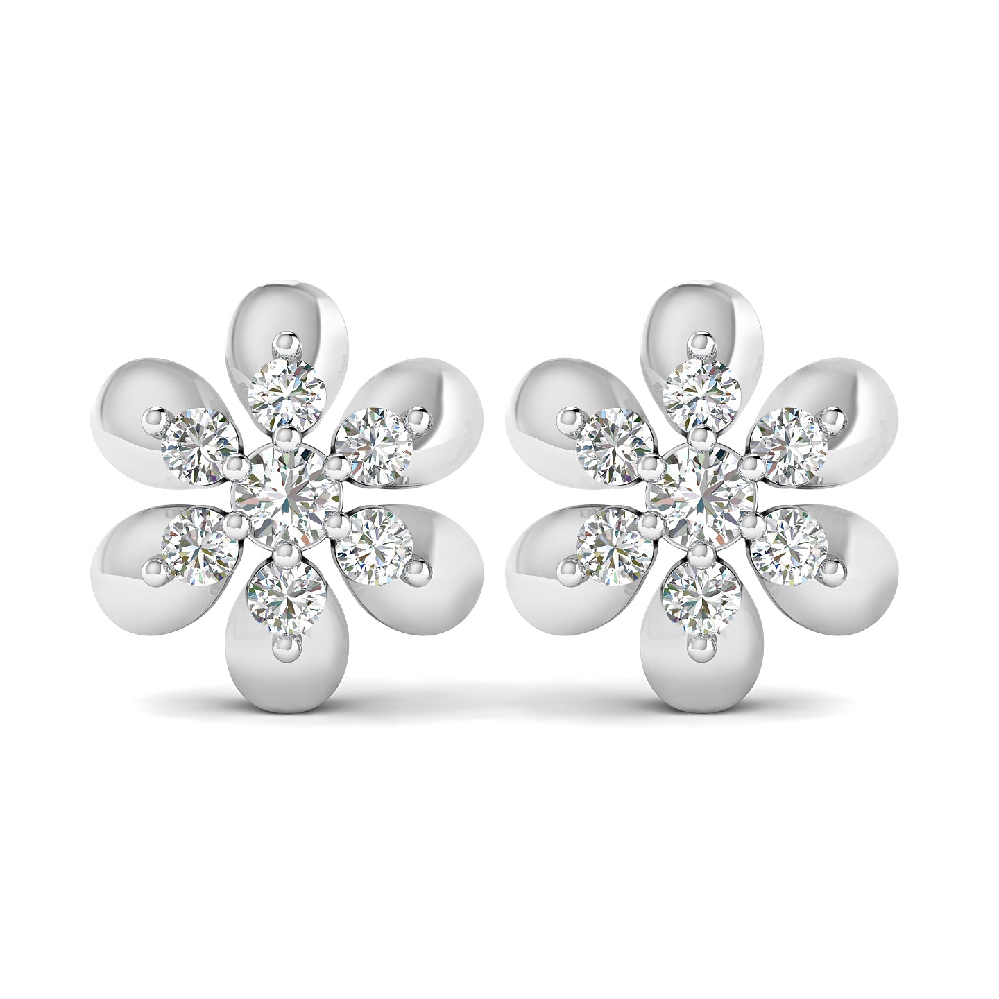 Glowing Infinity Platinum Studs