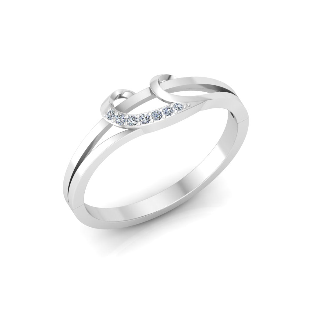 Platinum Whisper Ring