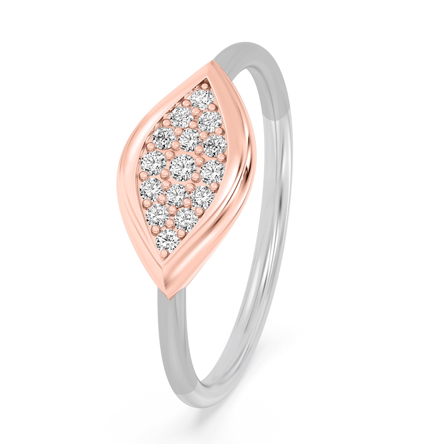 Eternal Bloom Two Tone Ring