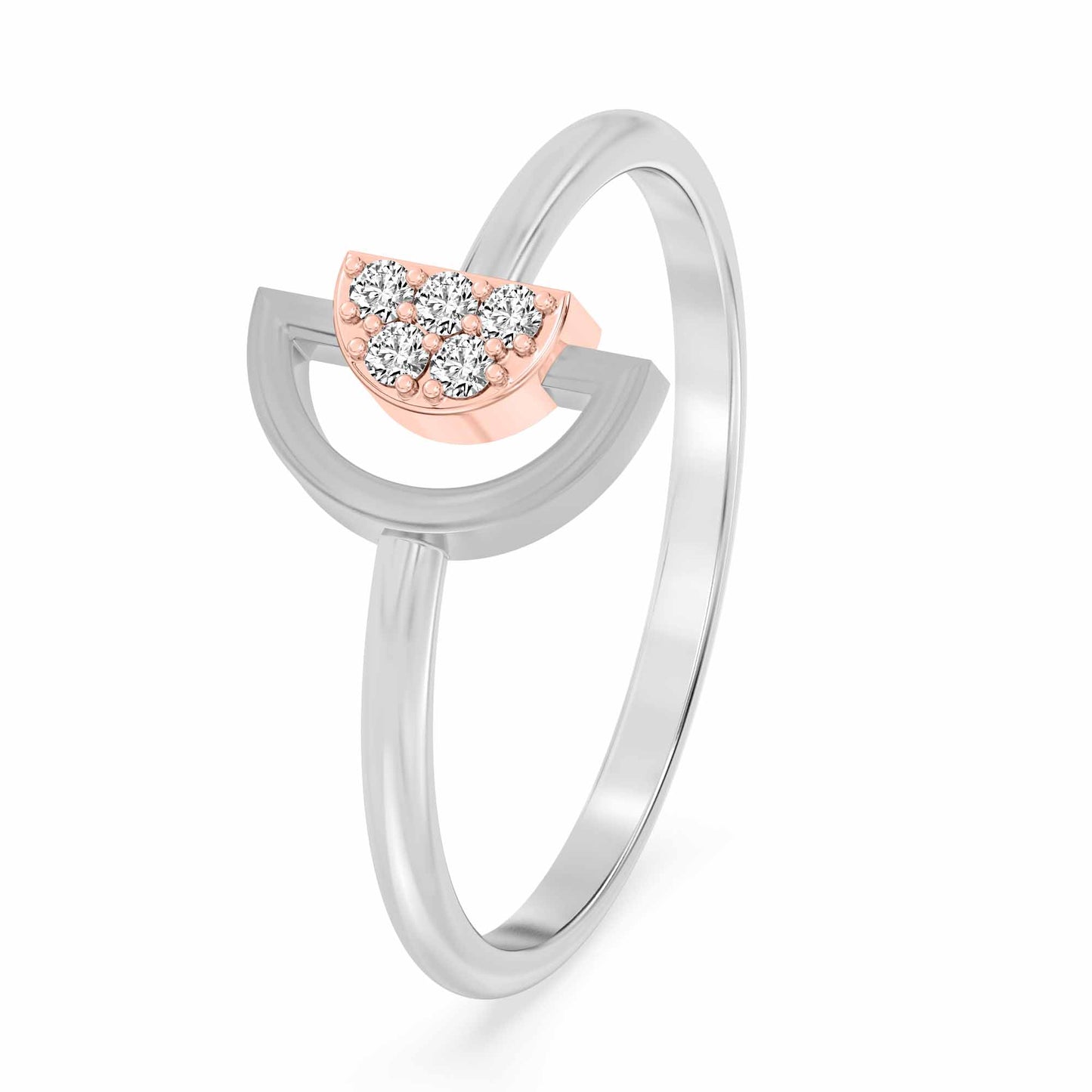 Pure Allure Two Tone Ring