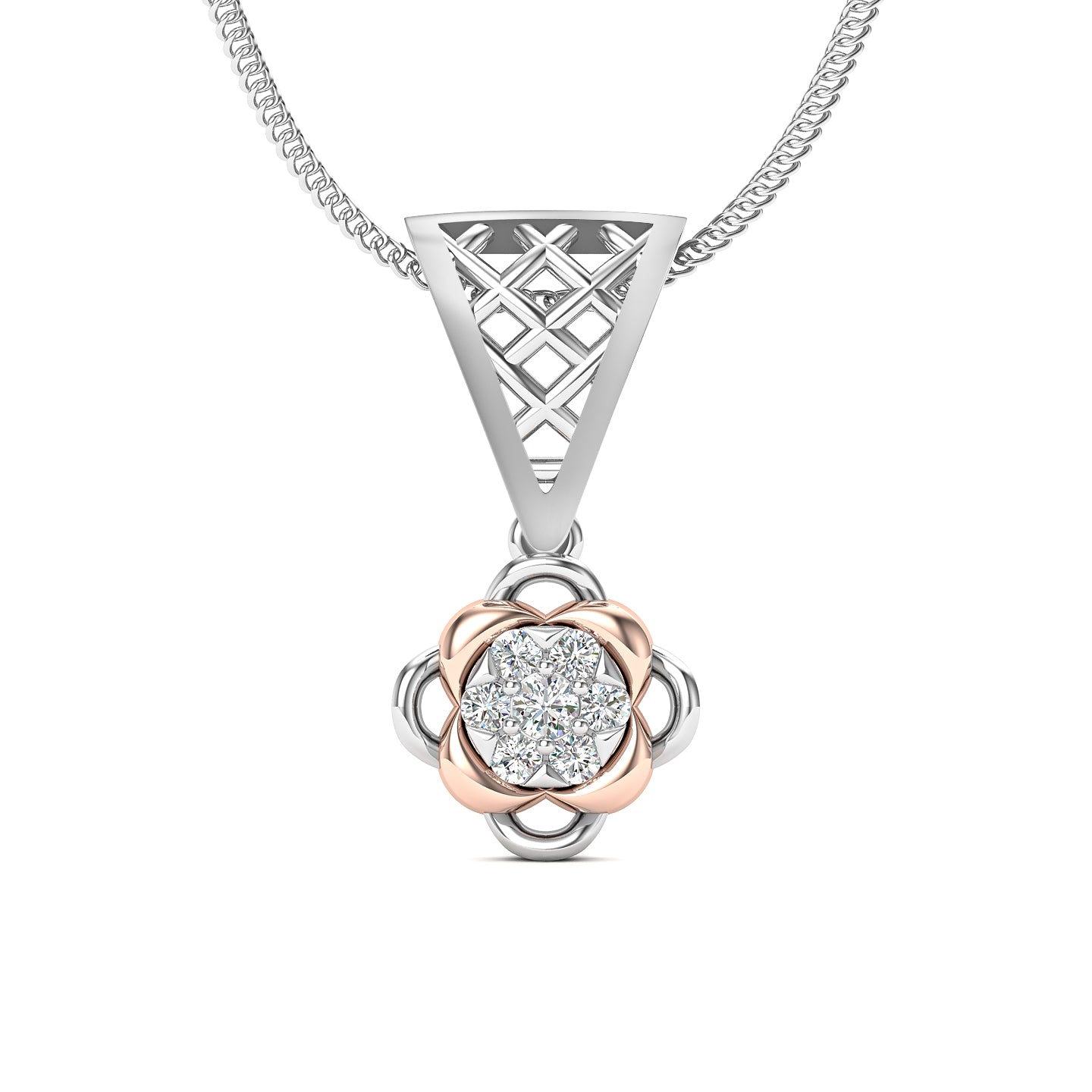 Infinite Shine Two Tone Pendant