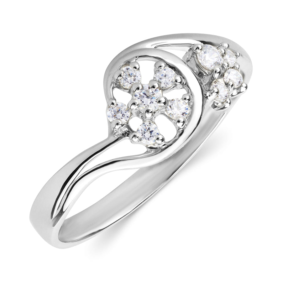 Love Whisper Platinum Ring