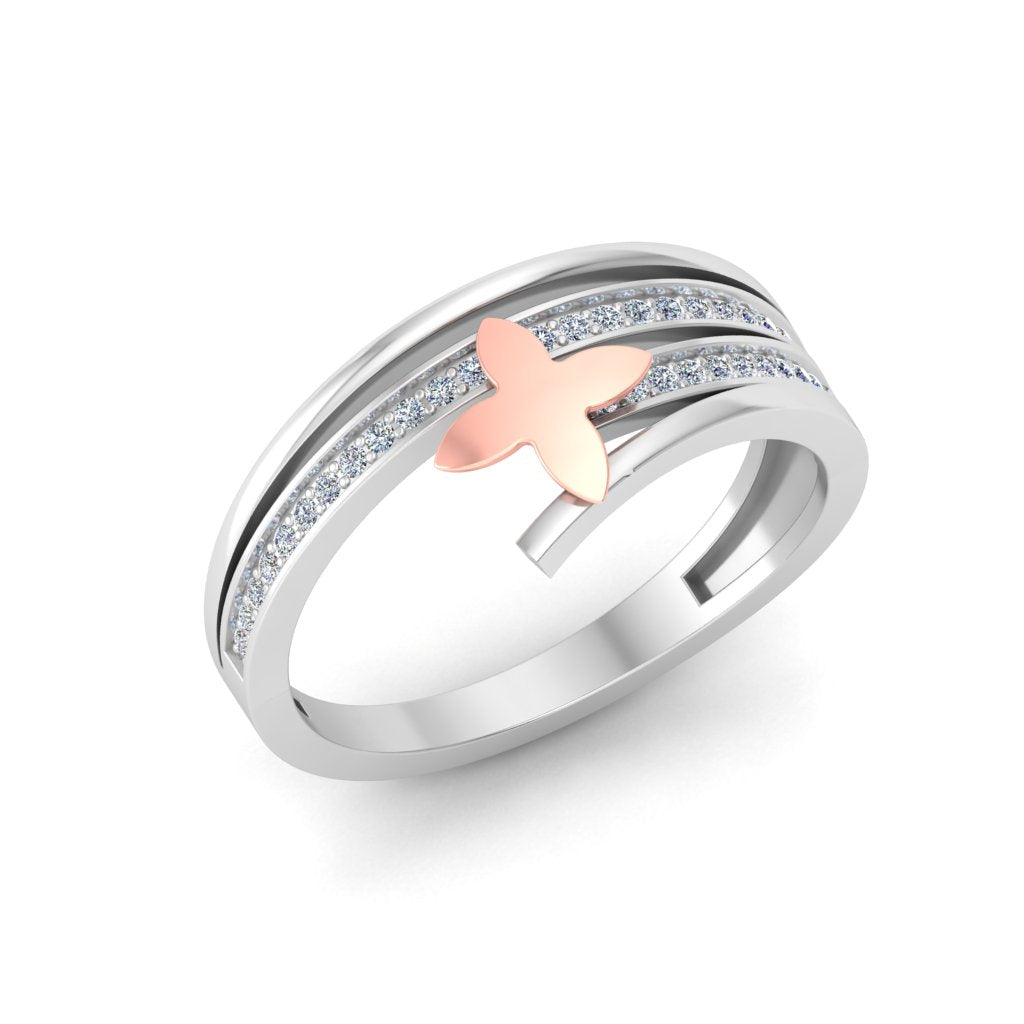 Forever Yours Two Tone Ring