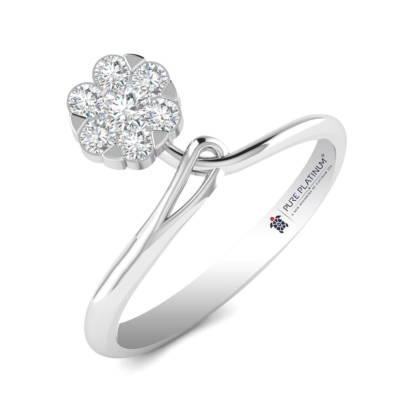 Heritage Charm Platinum Ring