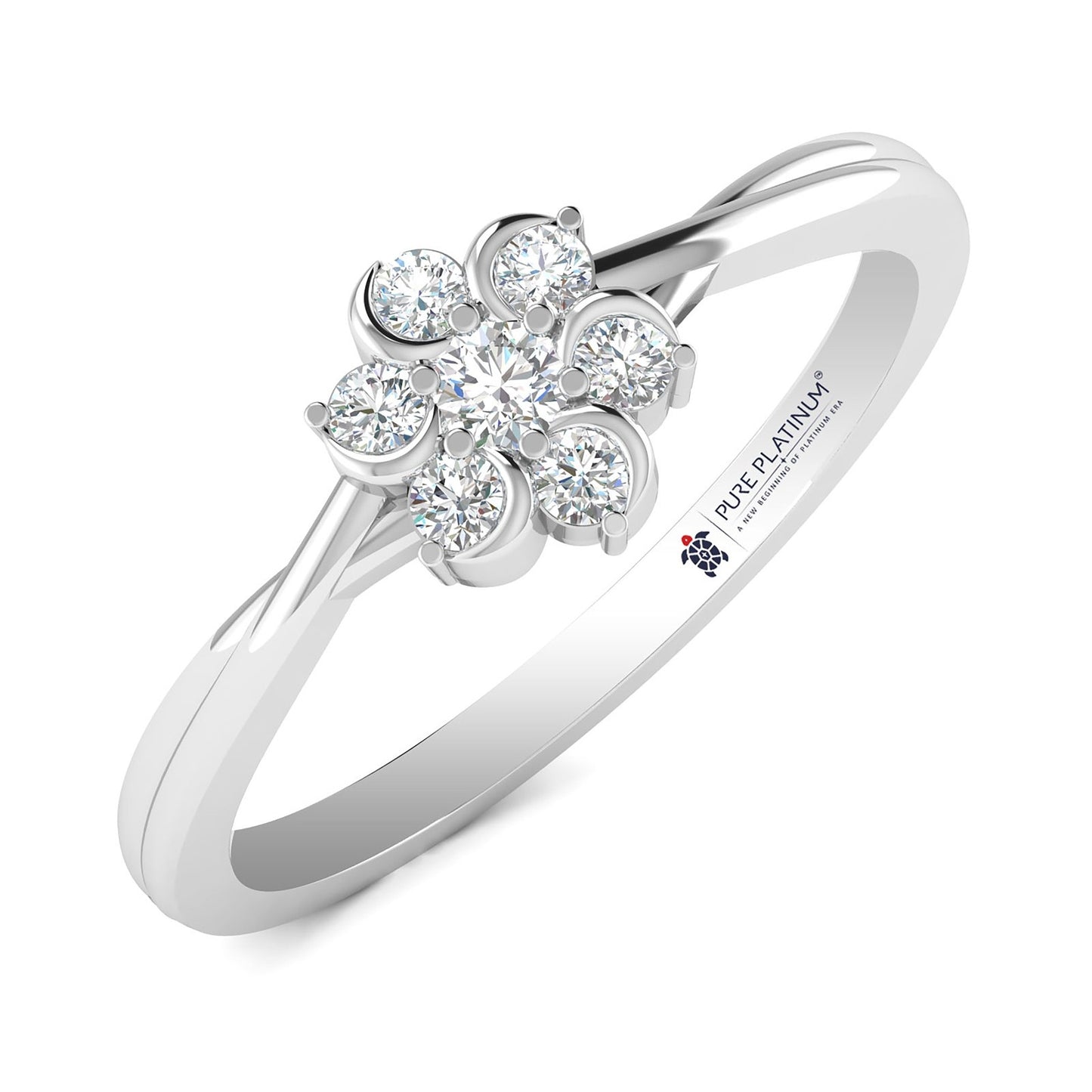 Luxe Treasure Platinum Ring