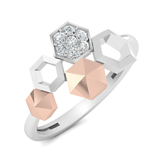 Endless Charm Two Tone Ring