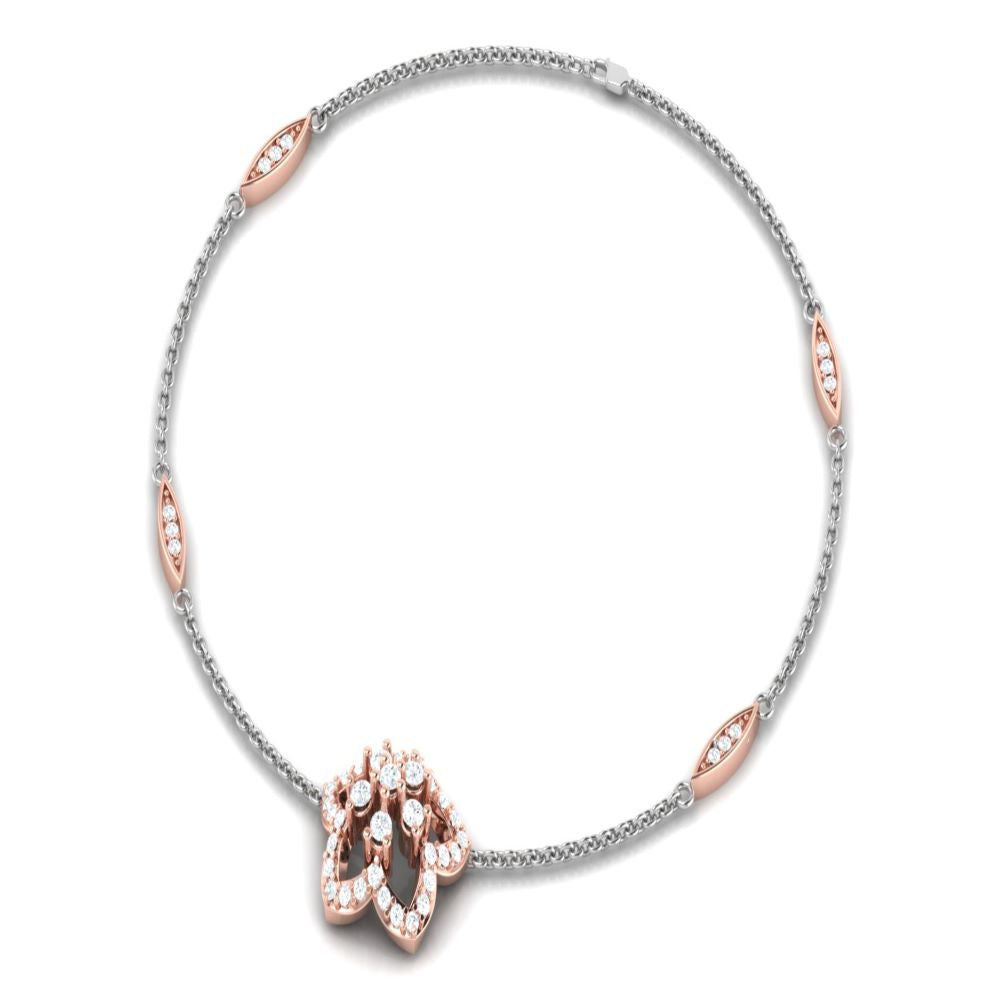 Divine Whisper Two Tone Bracelet