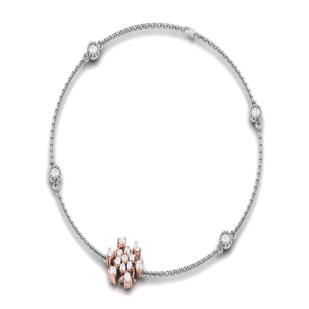 Velvet Spark Two Tone Bracelet