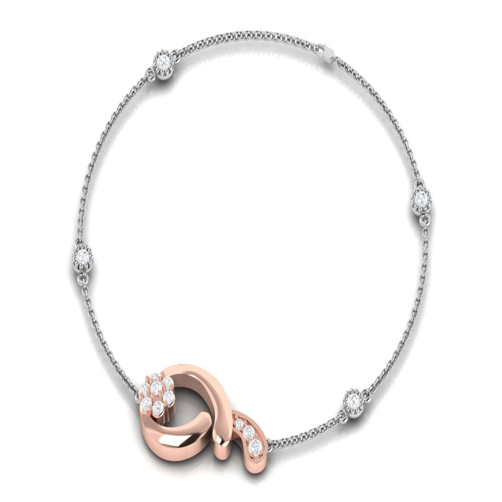 Eternal Embrace Two Tone Bracelet