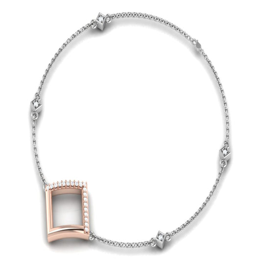 Pure Allure Two Tone Bracelet