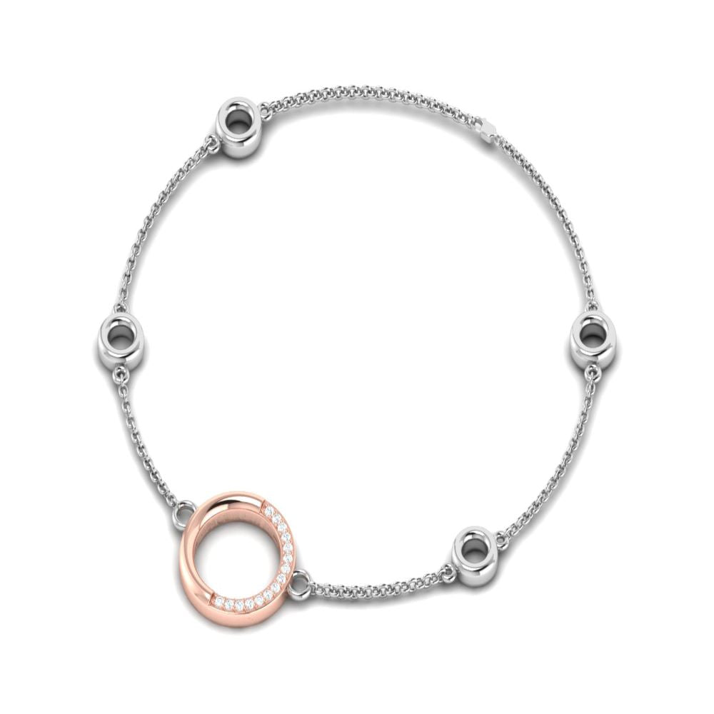 Luminous Bond Two Tone Bracelet