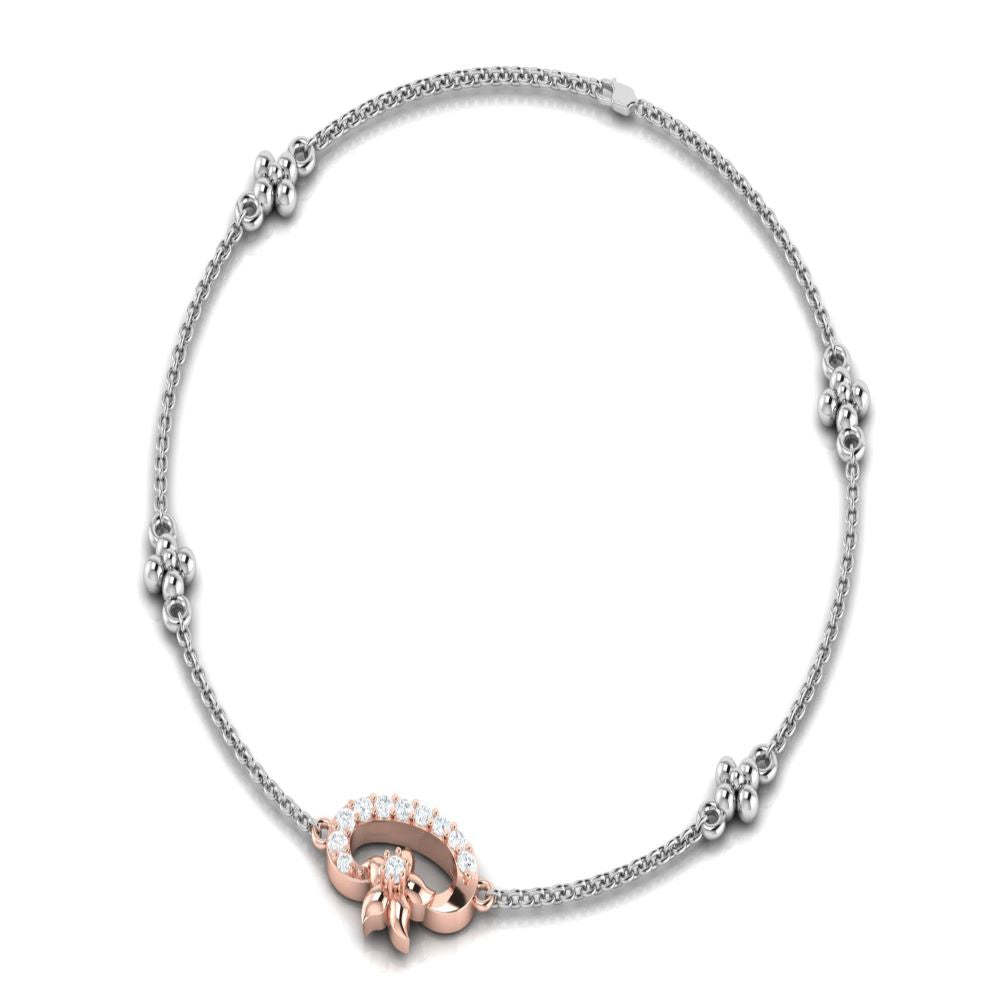 Platinum Eden Two Tone Bracelet
