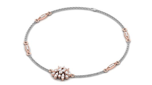 Blush Whisper Two Tone Bracelet