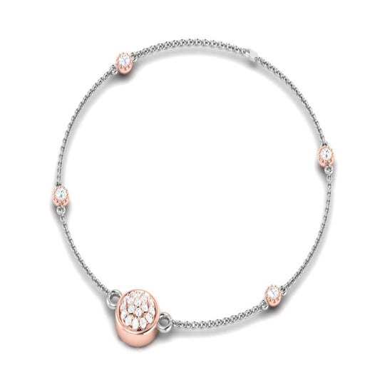 Timeless Charm Two Tone Bracelet