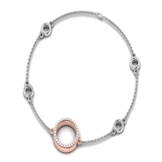 Platinum Dream Two Tone Bracelet