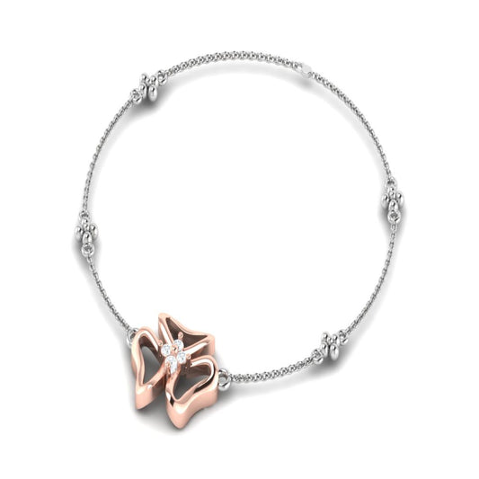 Platinum Melody Two Tone Bracelet