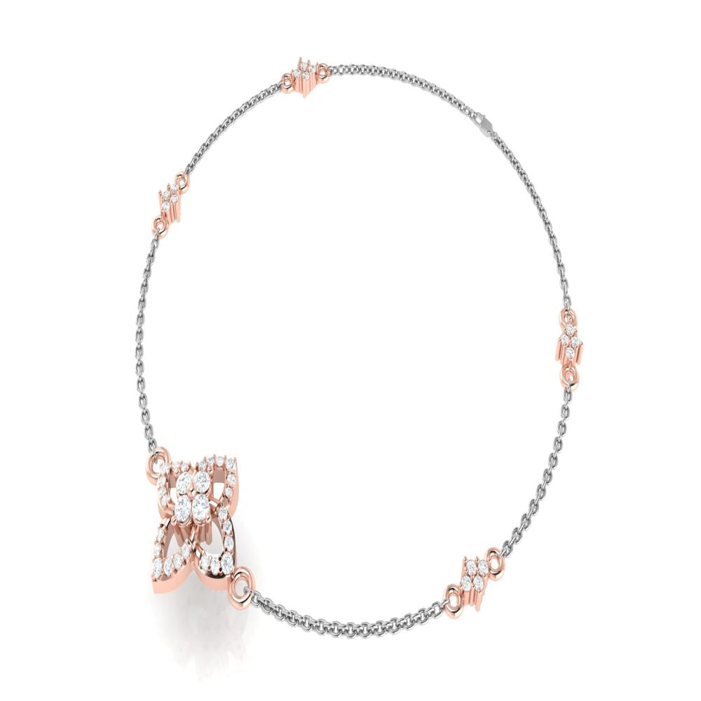 Whispering Light Two Tone Bracelet