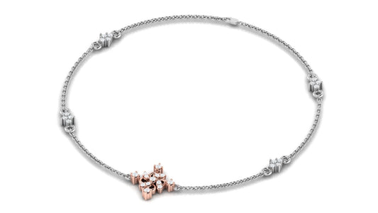 Diamond Dream Two Tone Bracelet