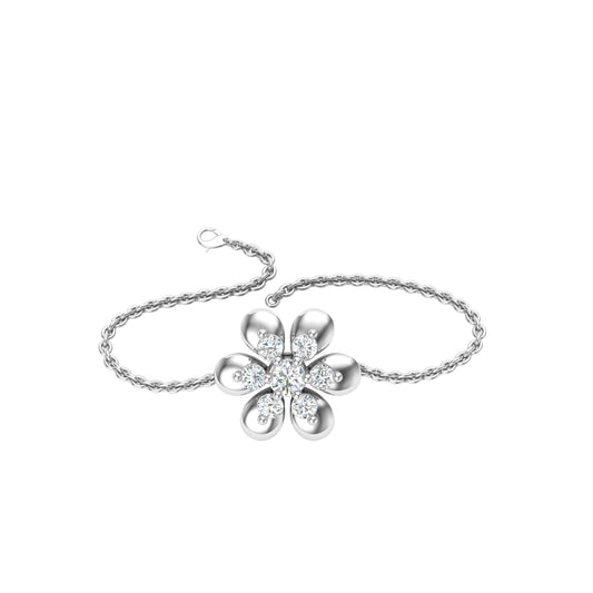 Platinum Charm Bracelet