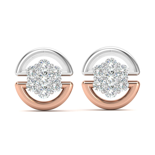 Eternal Desire Two Tone Studs