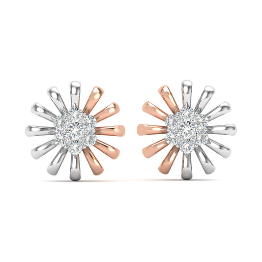 Eternity Grace Two Tone Studs