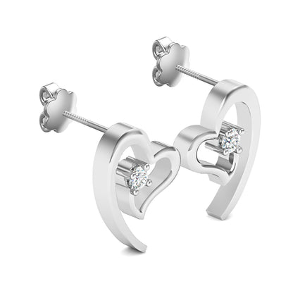 Platinum Dusk Stud Earrings