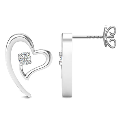 Platinum Dusk Stud Earrings