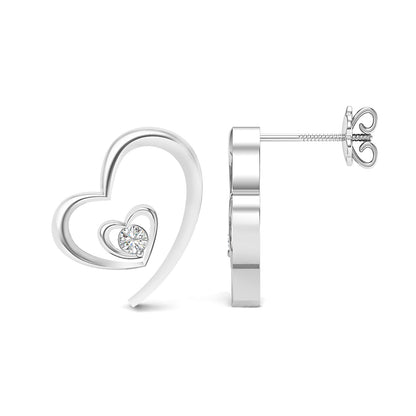 Platinum Bliss Stud Earrings