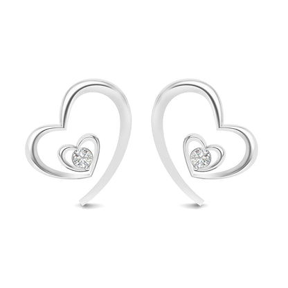Platinum Bliss Stud Earrings