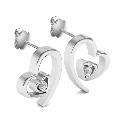 Platinum Bliss Stud Earrings