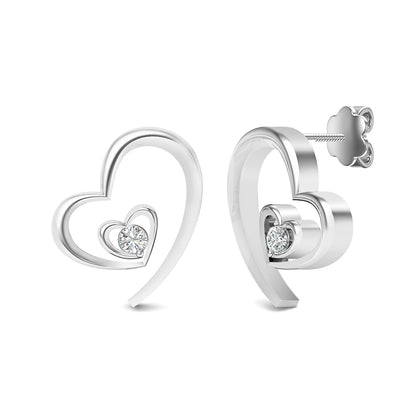 Platinum Bliss Stud Earrings