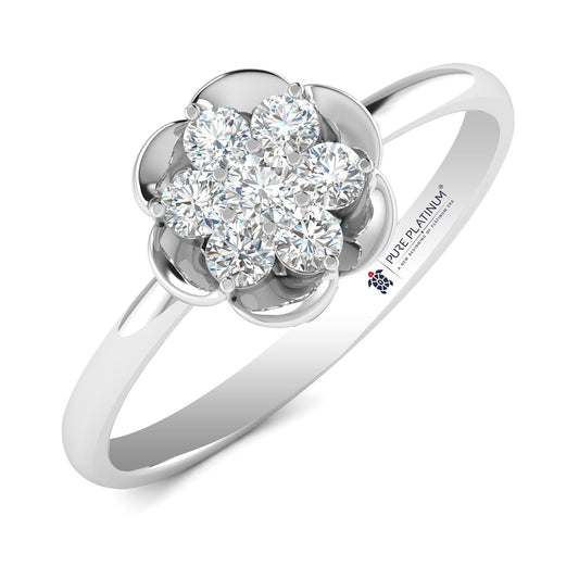 Graceful Light Platinum Ring