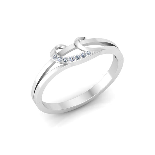 Platinum Whisper Ring