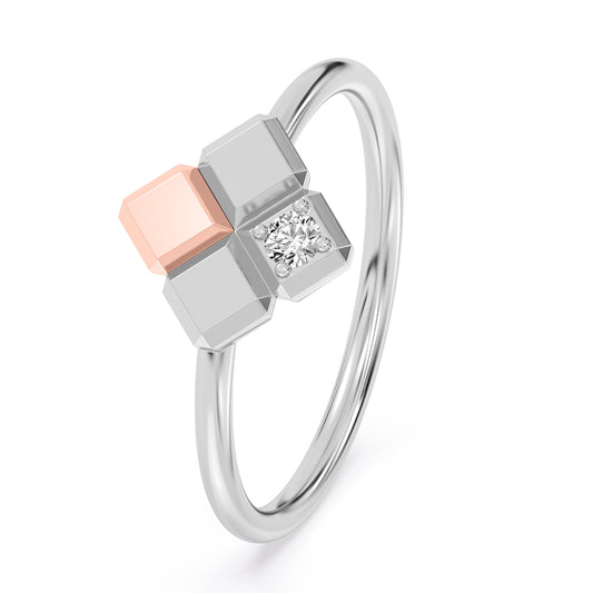 Eternal Embrace Two Tone Ring