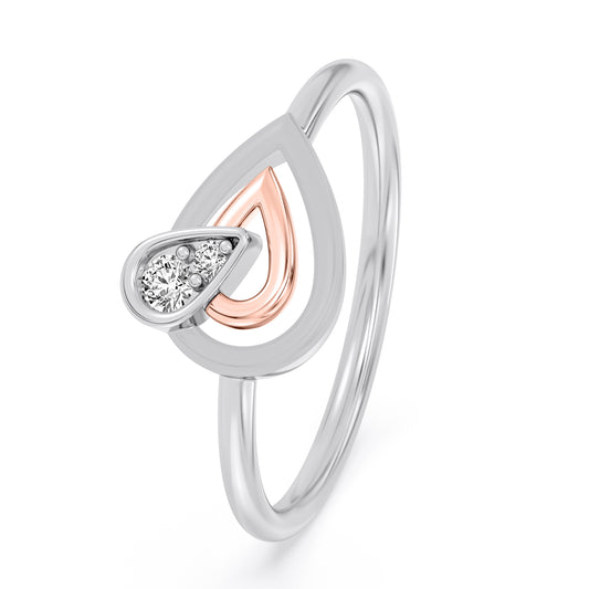 Divine Whisper Two Tone Ring