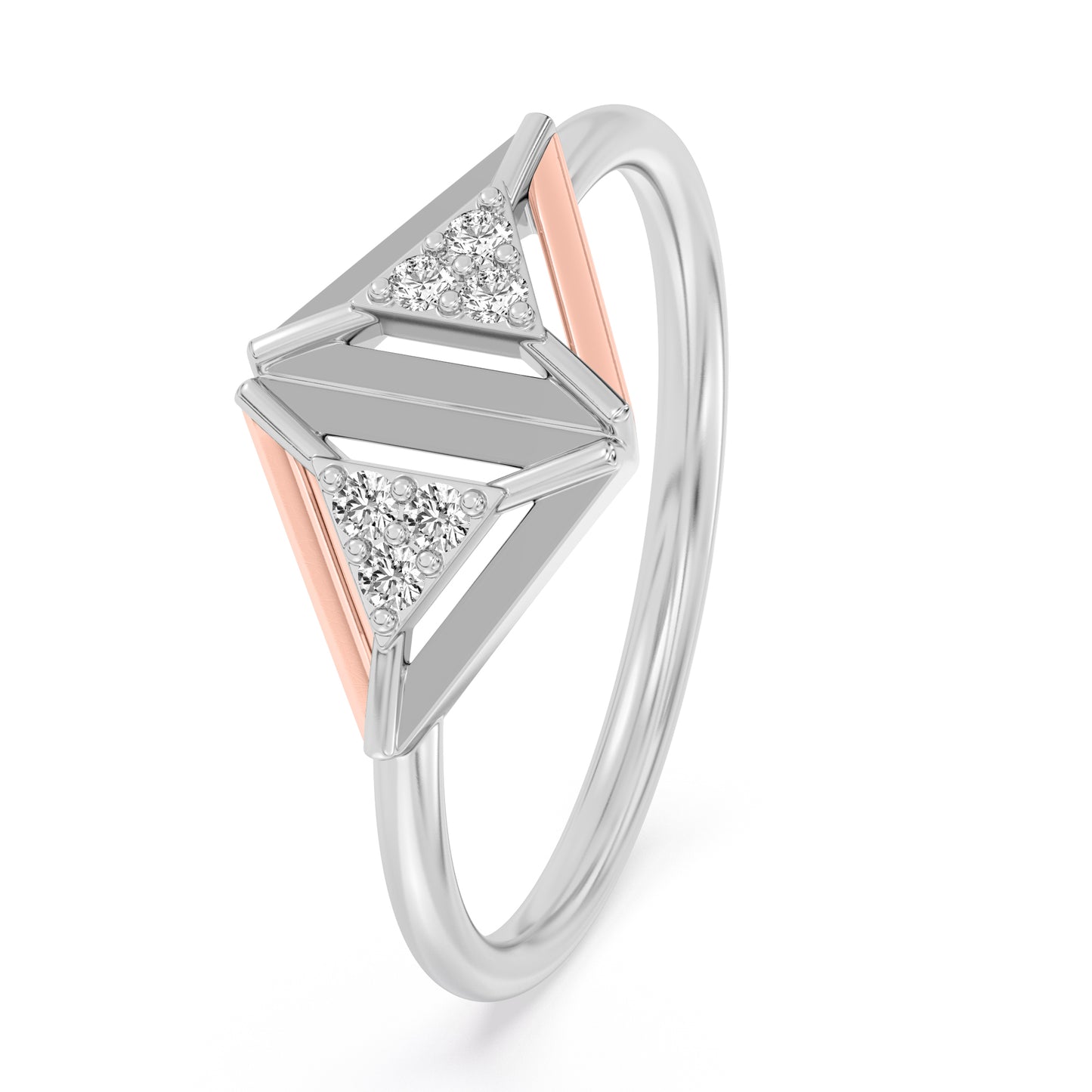 Twilight Charm Two Tone Ring