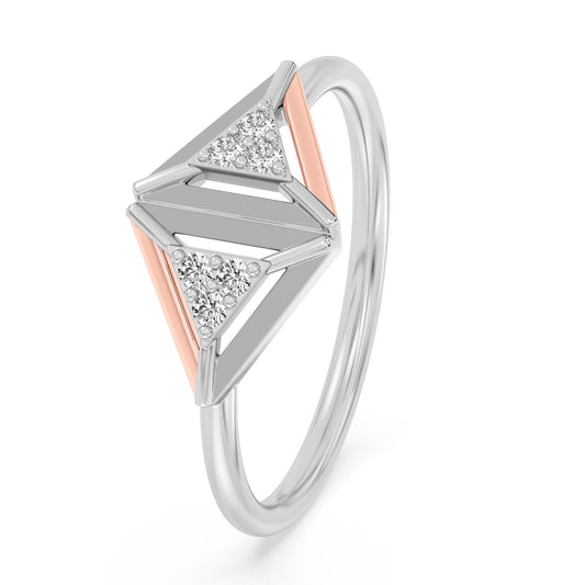 Twilight Charm Two Tone Ring