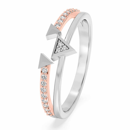 Rose Pulse Two Tone Ring