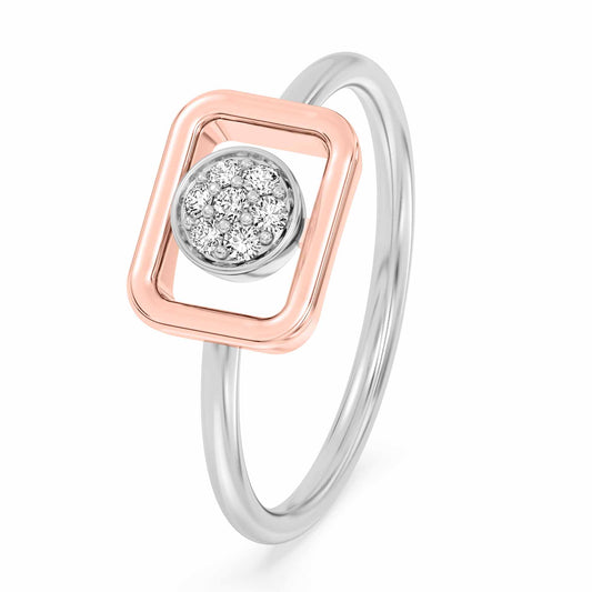 Infinity Glow Two Tone Ring