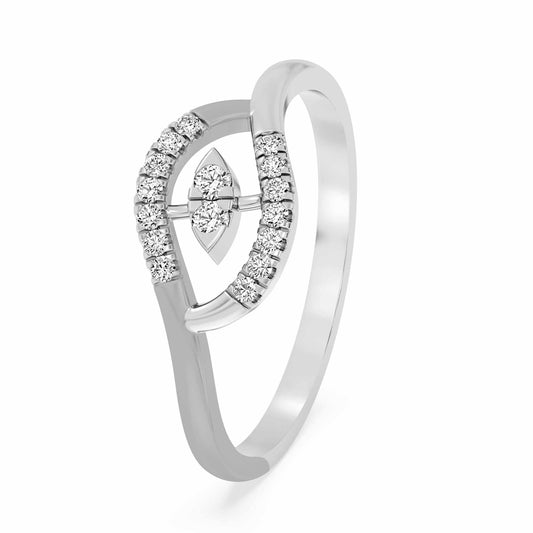 Blush Harmony Platinum Ring