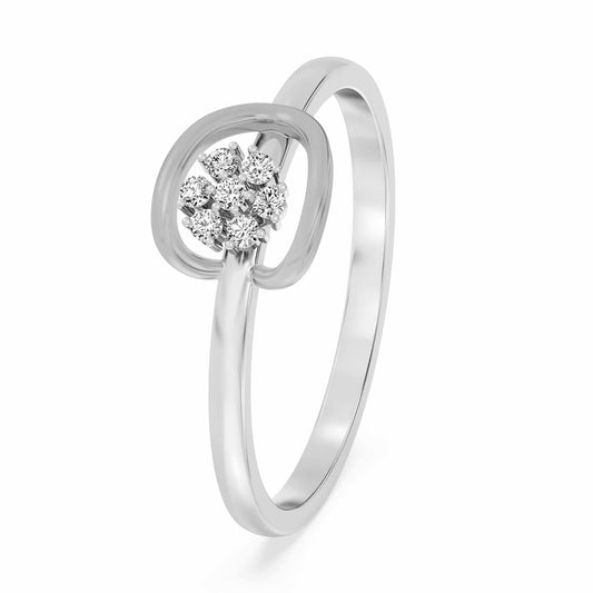 Golden Whisper Platinum Ring