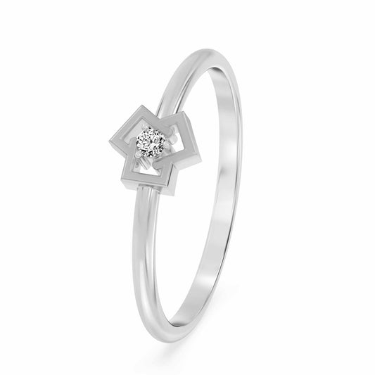 Moonlit Grace Platinum Ring