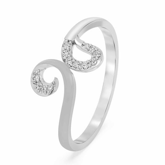 Gentle Glow Platinum Ring