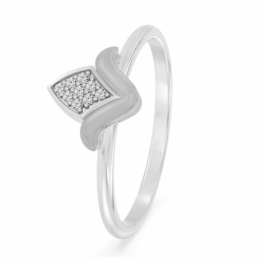 Elegant Promise Platinum Ring