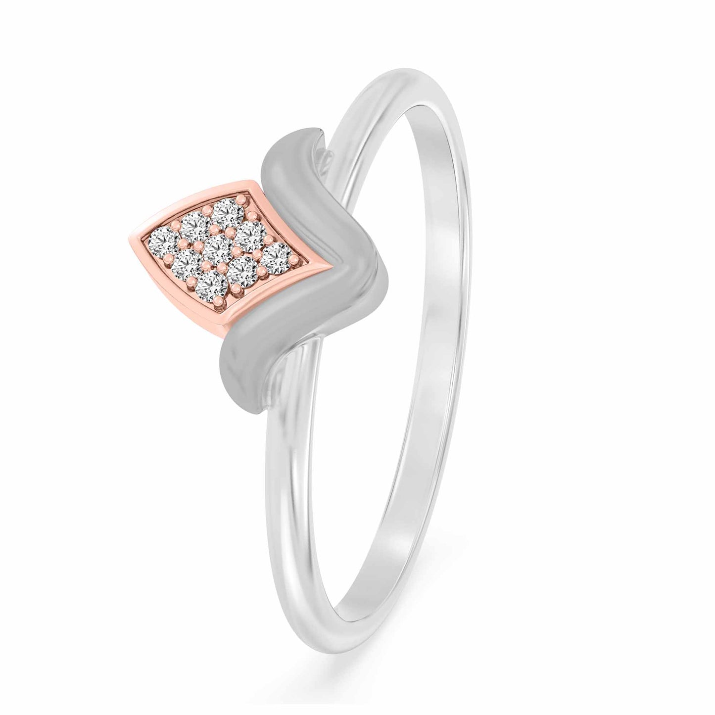 Scarlet Spark Two Tone Ring