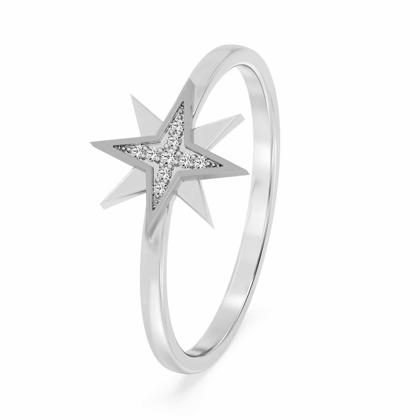 Dreaming Rose Platinum Ring