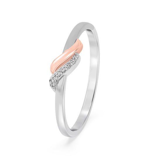 Morning Dew Two Tone Ring