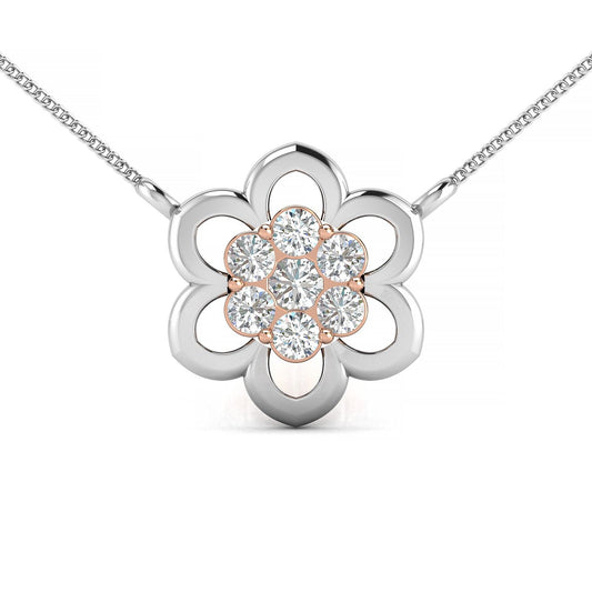 Pure Elegance Two Tone Pendant