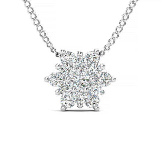 Diamond Essence Platinum Pendant