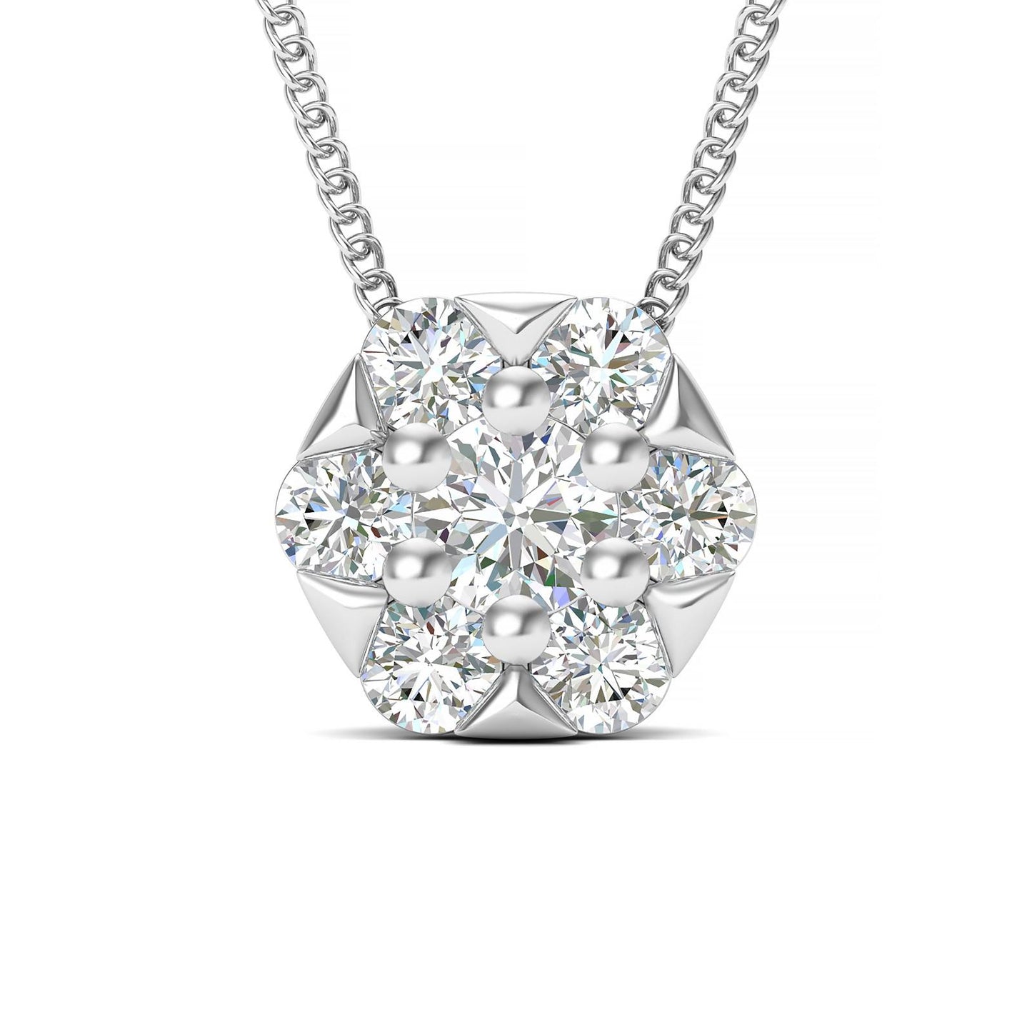 Elegant Charm Platinum Pendant
